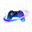 星空电竞品牌logo，蓝色渐变星空图标